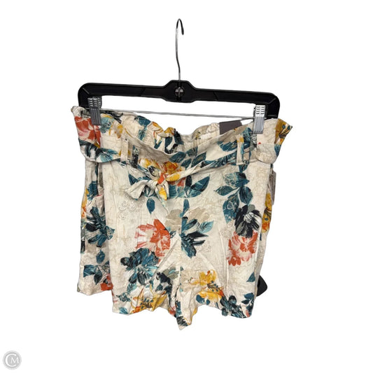 Shorts By Maurices In Floral Print, Size: L