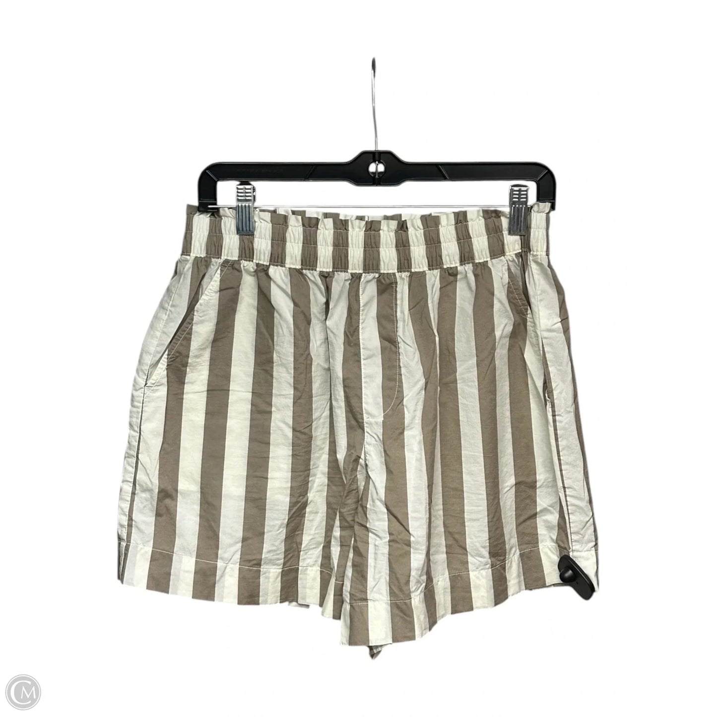 Shorts By Aerie In Brown & Cream, Size: M