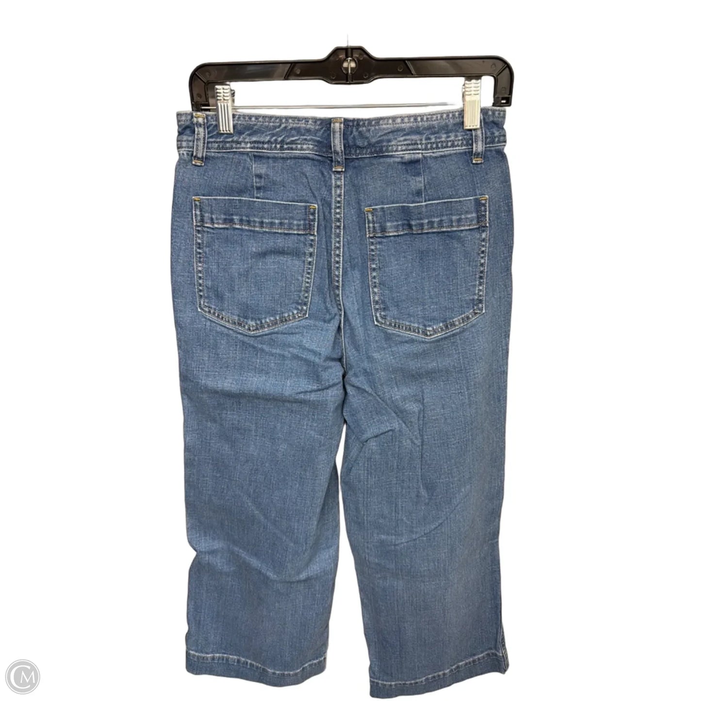 Jeans Wide Leg By Gap In Blue Denim, Size: 6
