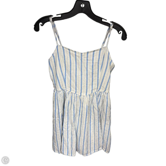 Dress Casual Short By Aerie In Blue & White, Size: S