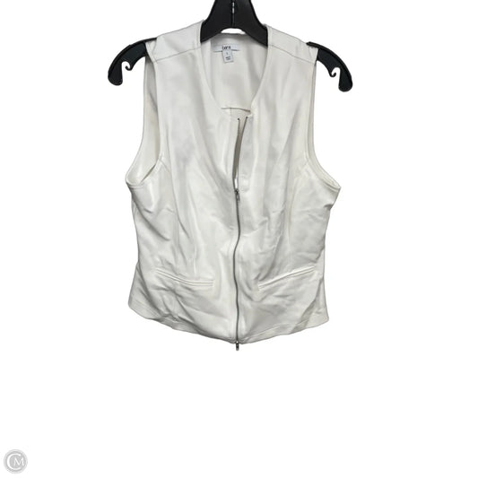 Top Sleeveless By Bar Iii In White, Size: L