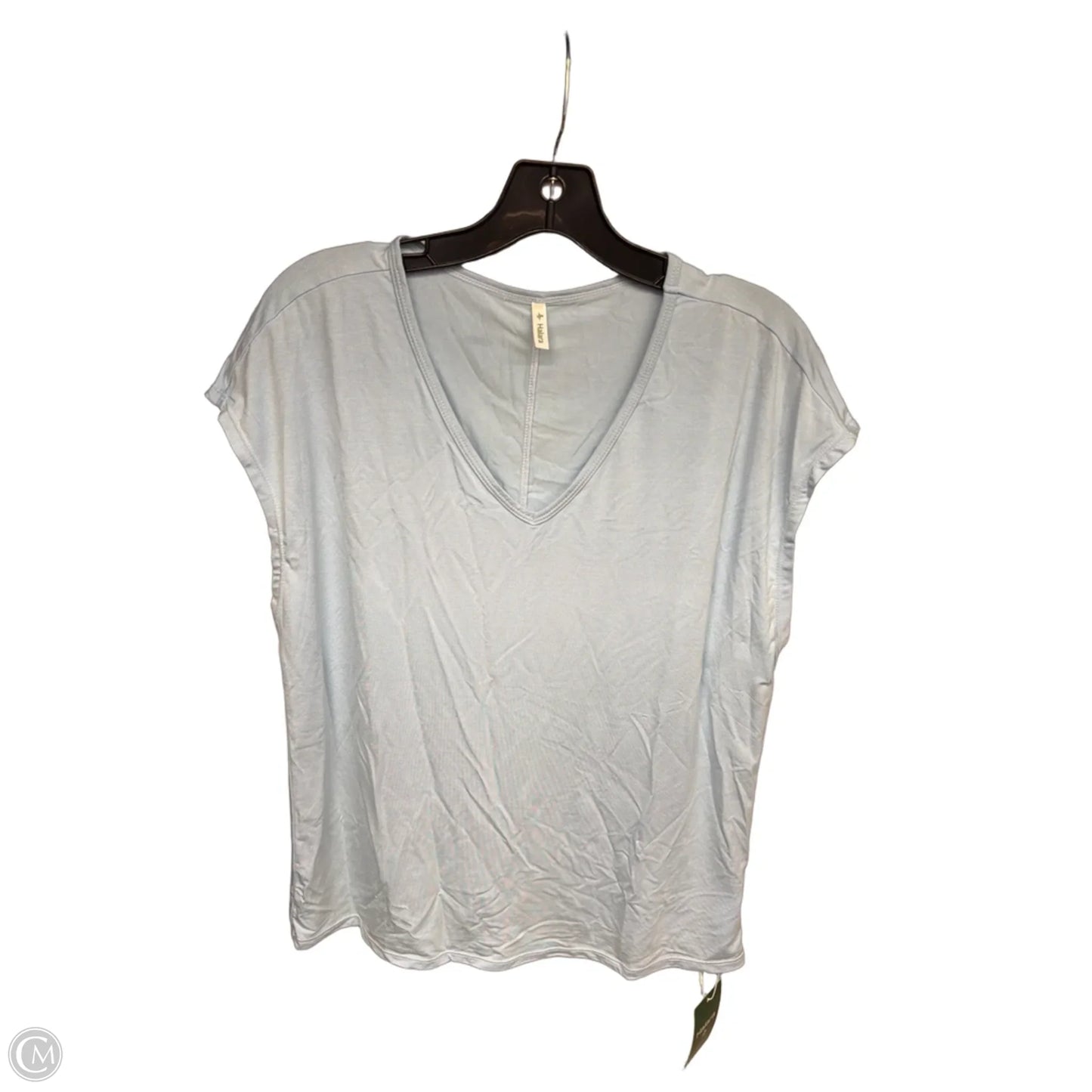 Top Short Sleeve By Halara In Blue, Size: M