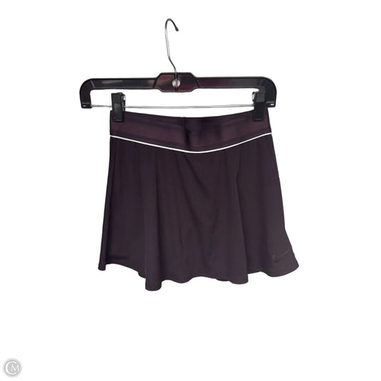 Athletic Skort By Nike In Purple, Size: Xs