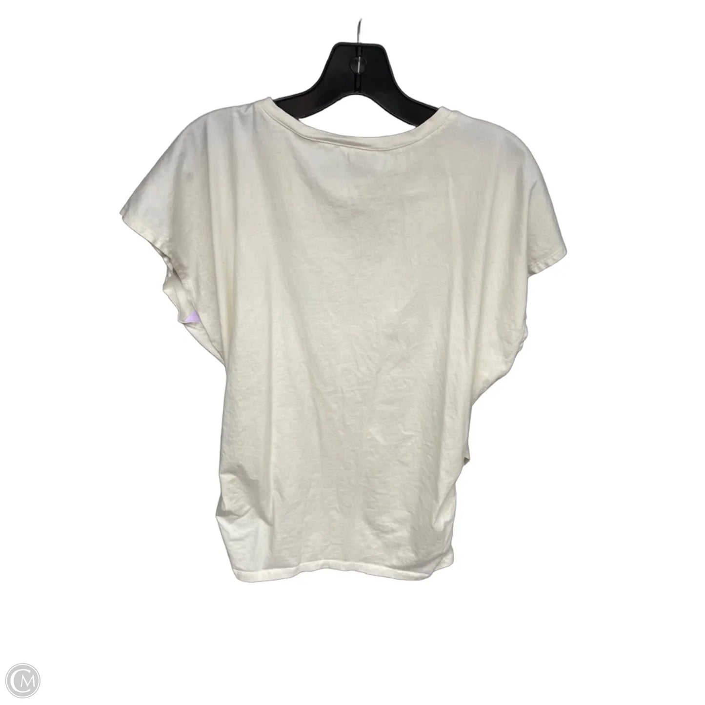 Top Short Sleeve Basic By Inc In Cream, Size: Xl