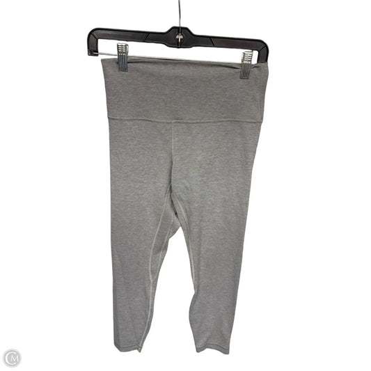 Athletic Leggings By Lululemon In Grey, Size: 8
