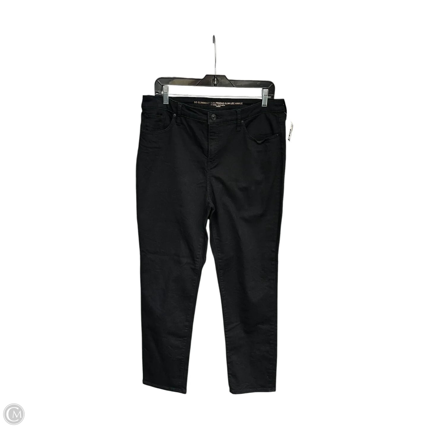 Jeans Straight By Chicos In Black, Size: 12