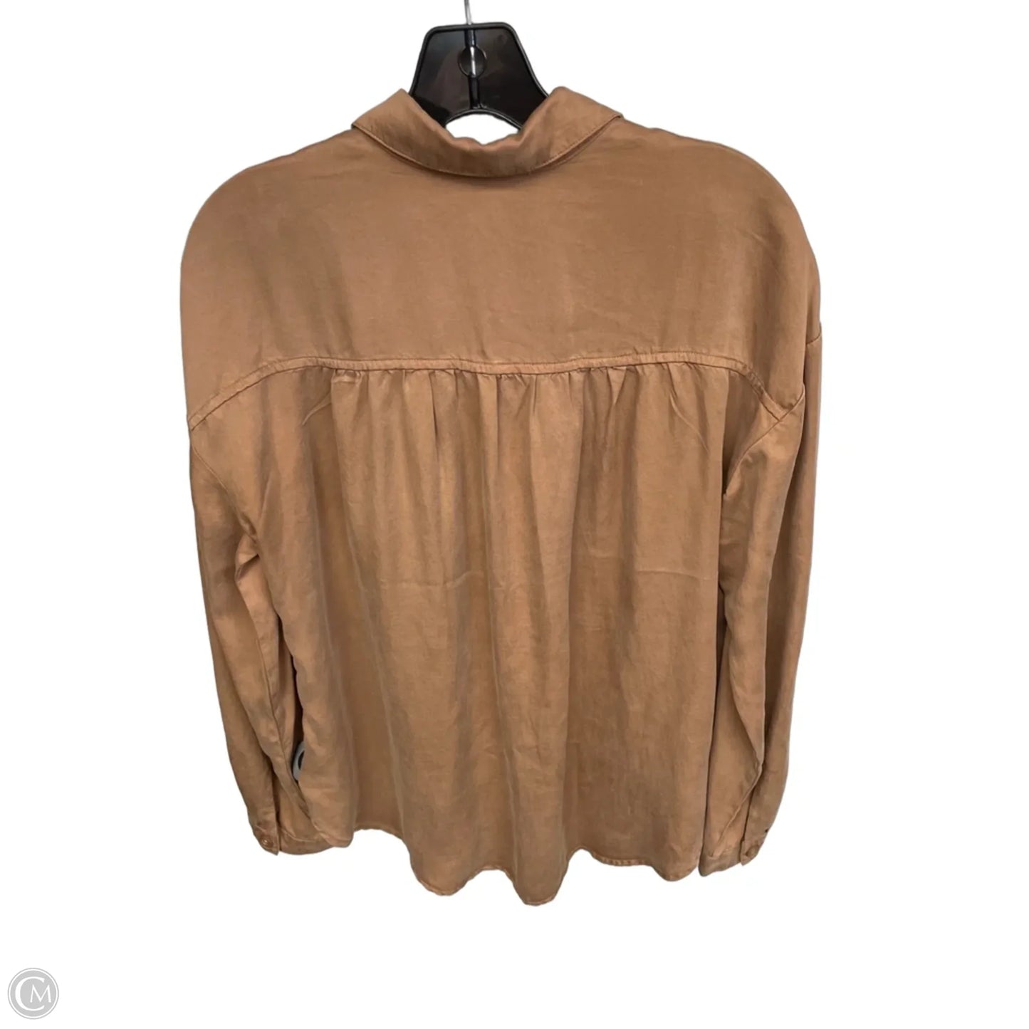 Top Long Sleeve By Cloth & Stone In Camouflage Print, Size: S