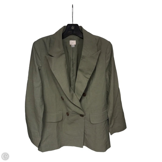 Blazer By A New Day In Green, Size: Xs