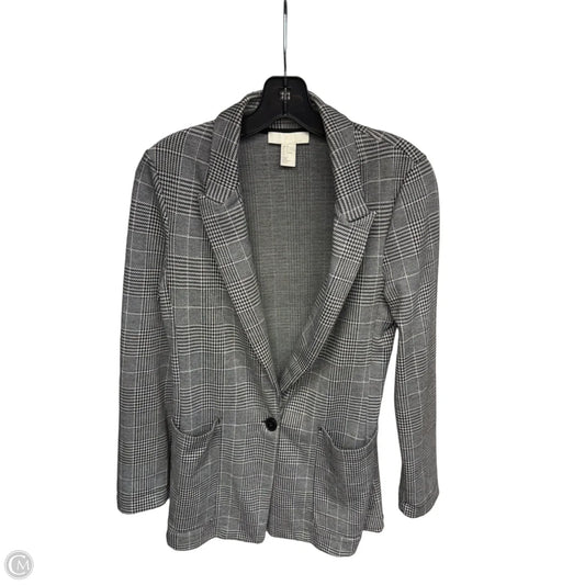 Blazer By H&m In Black & White, Size: 4