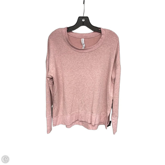 Sweatshirt Crewneck By Athleta In Pink, Size: L