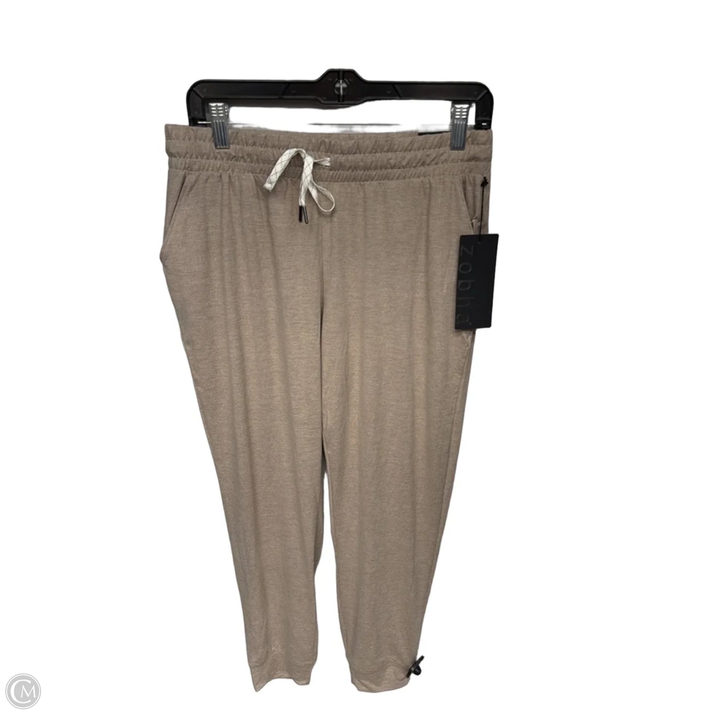 Athletic Pants By Zobha In Brown, Size: M