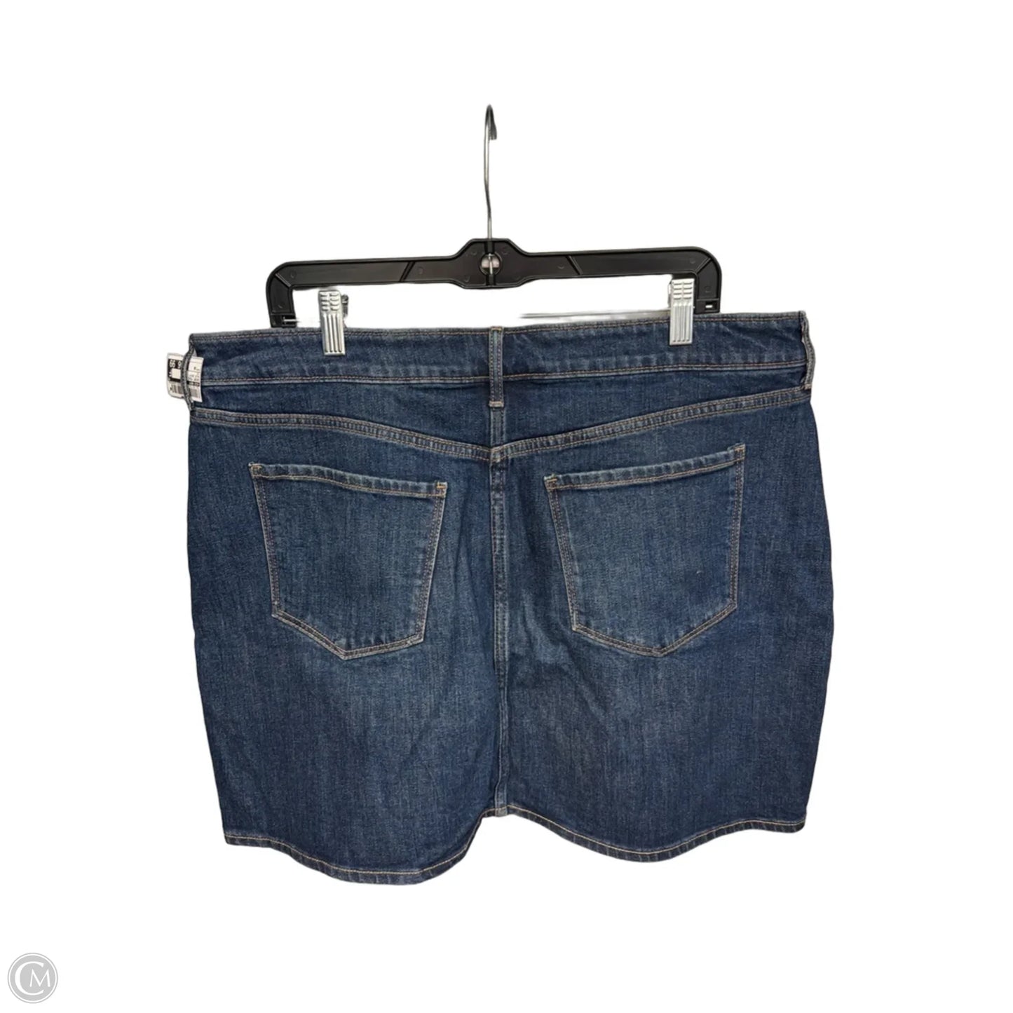 Skirt Mini & Short By Old Navy In Blue Denim, Size: 16