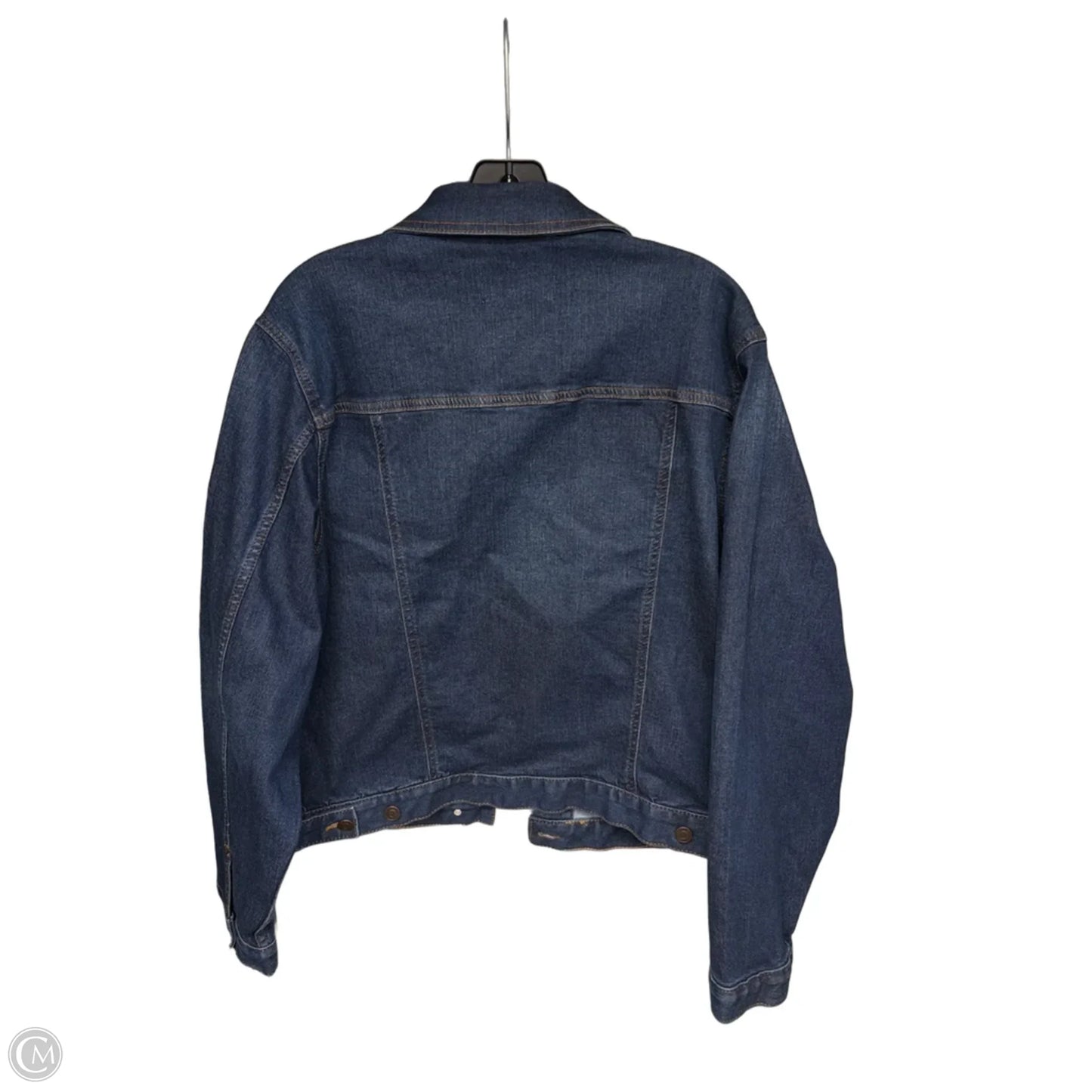 Jacket Denim By Time And Tru In Blue Denim, Size: Xl