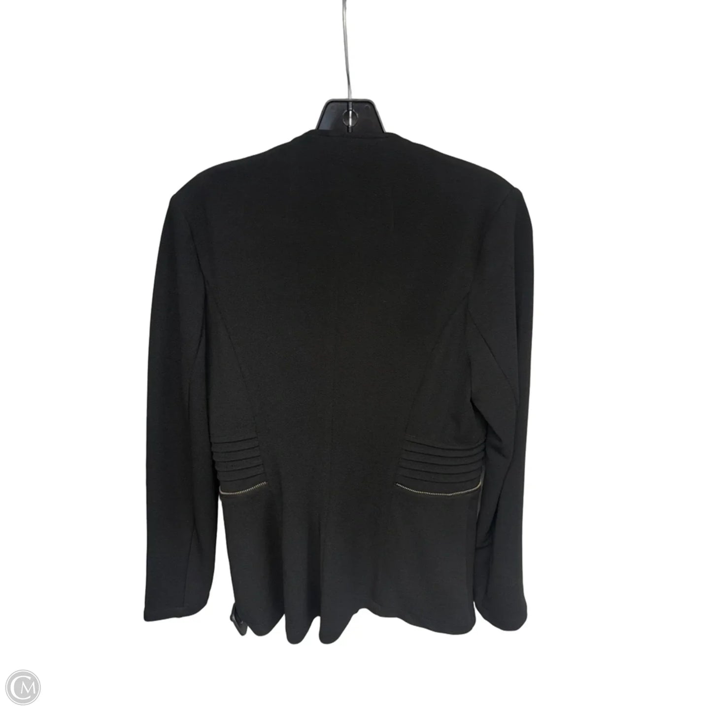 Blazer By Clothes Mentor In Black, Size: L