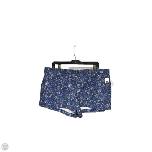 Shorts By Gap In Blue & White, Size: 16