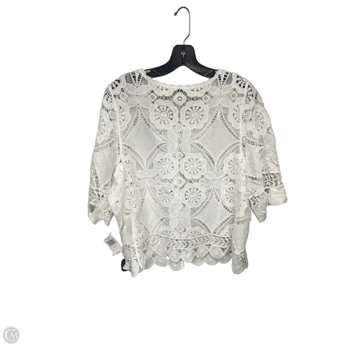 Cardigan By Chris Mclaughlin In White, Size: Xl