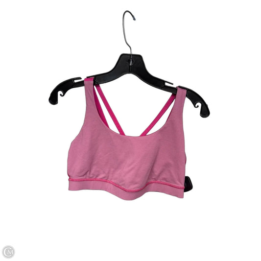 Athletic Bra By Lululemon In Pink, Size: 12