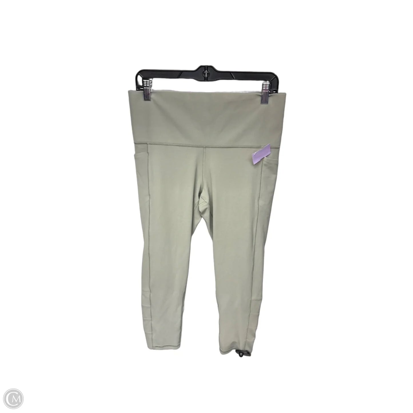 Athletic Capris By Athleta In Green, Size: 1x