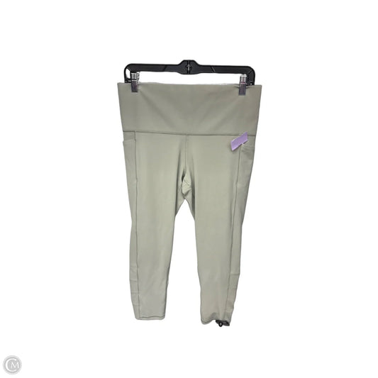 Athletic Capris By Athleta In Green, Size: 1x