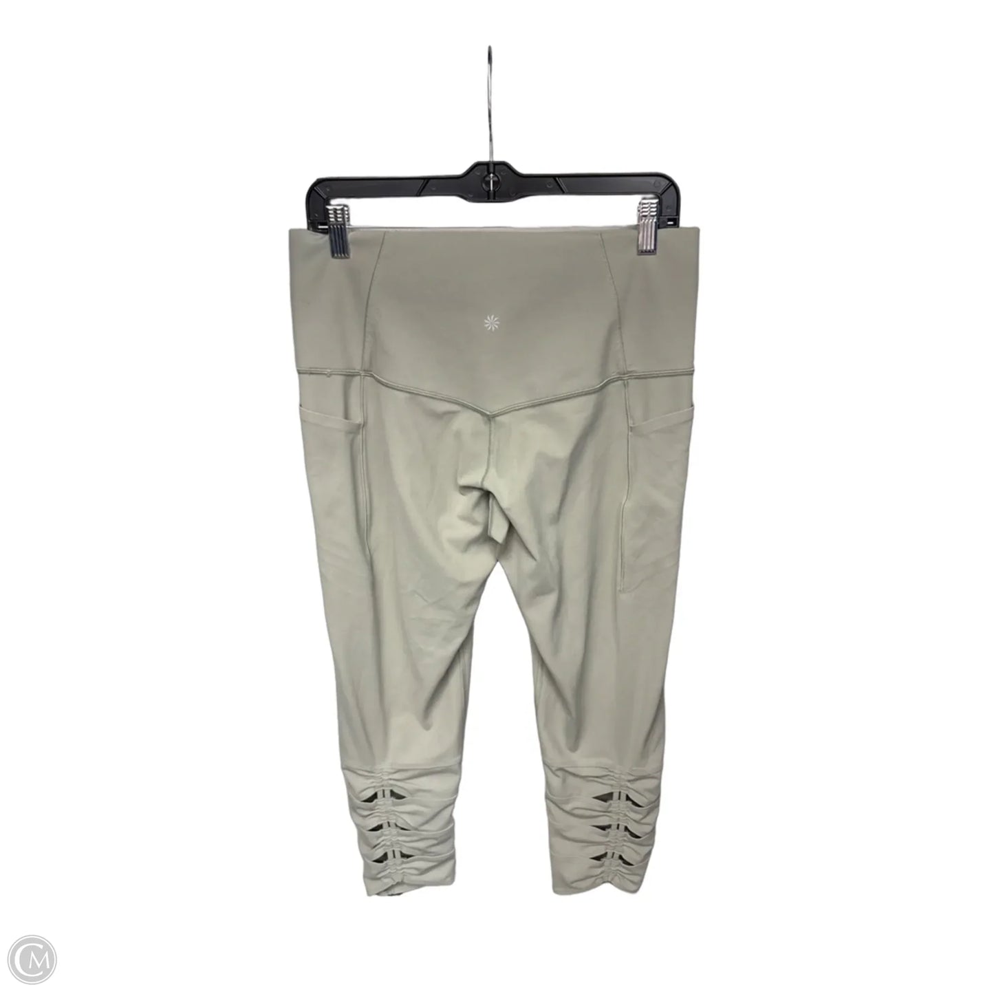 Athletic Capris By Athleta In Green, Size: 1x
