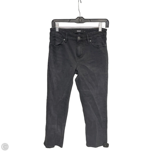 Jeans Straight By Hudson In Black, Size: 4
