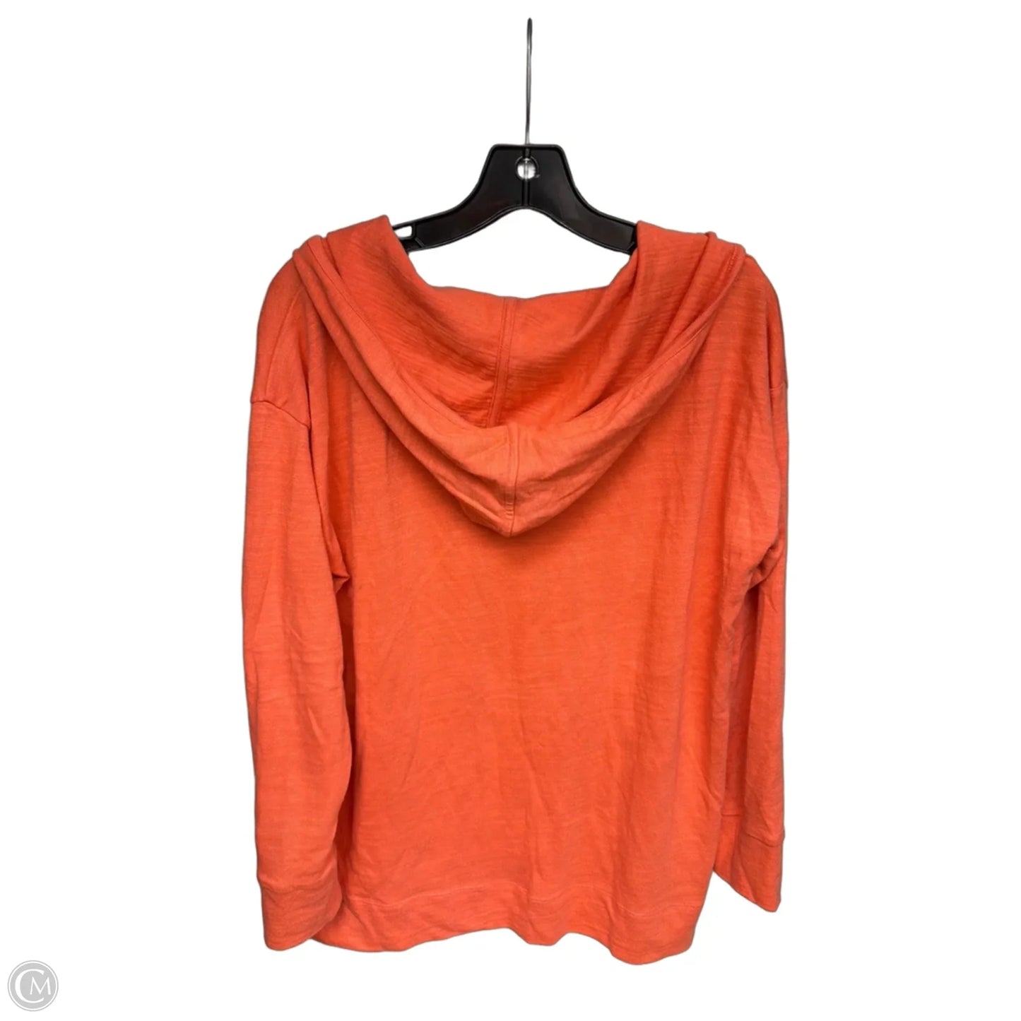 Sweatshirt Hoodie By Loft In Orange, Size: S