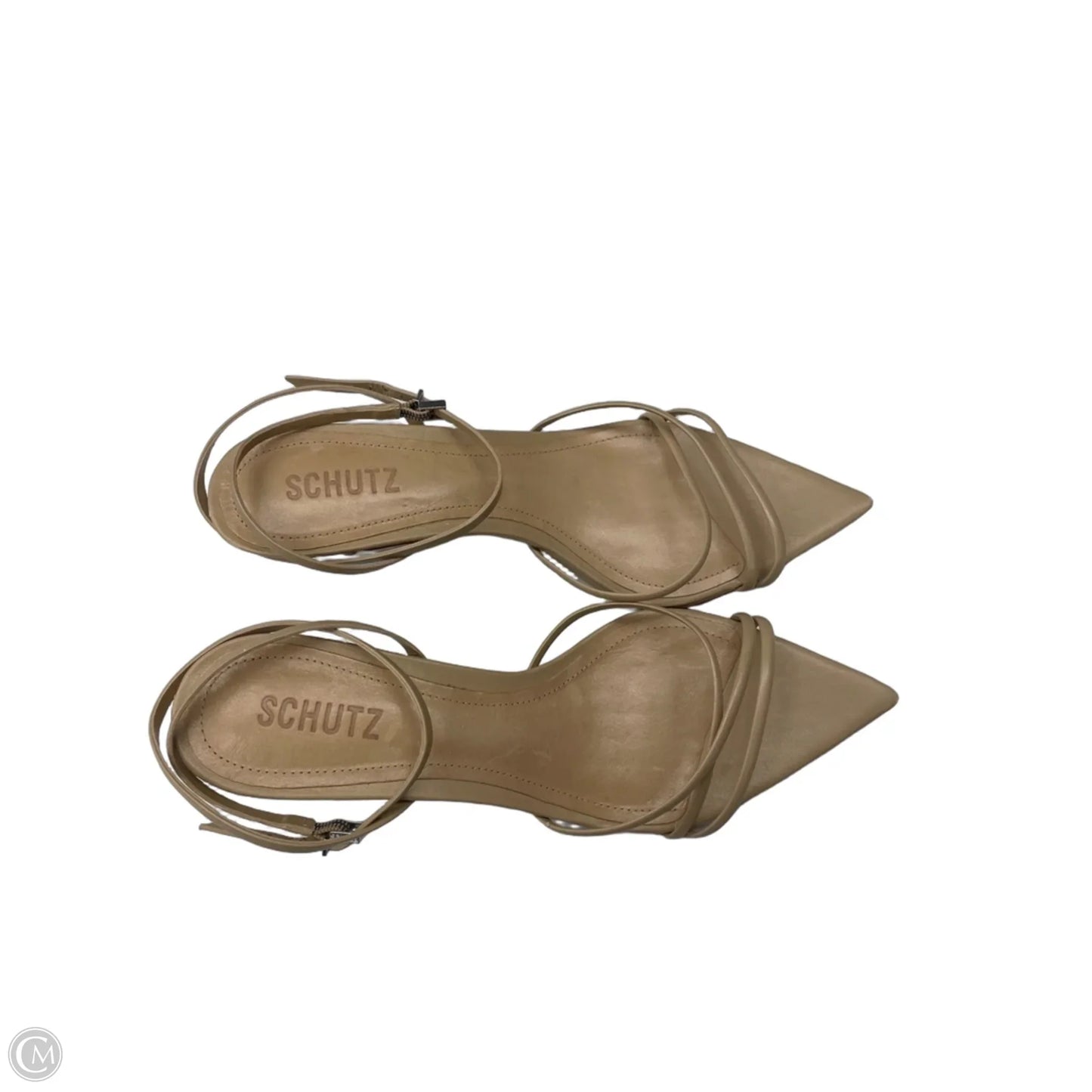 Shoes Heels Kitten By Schutz In Tan, Size: 8