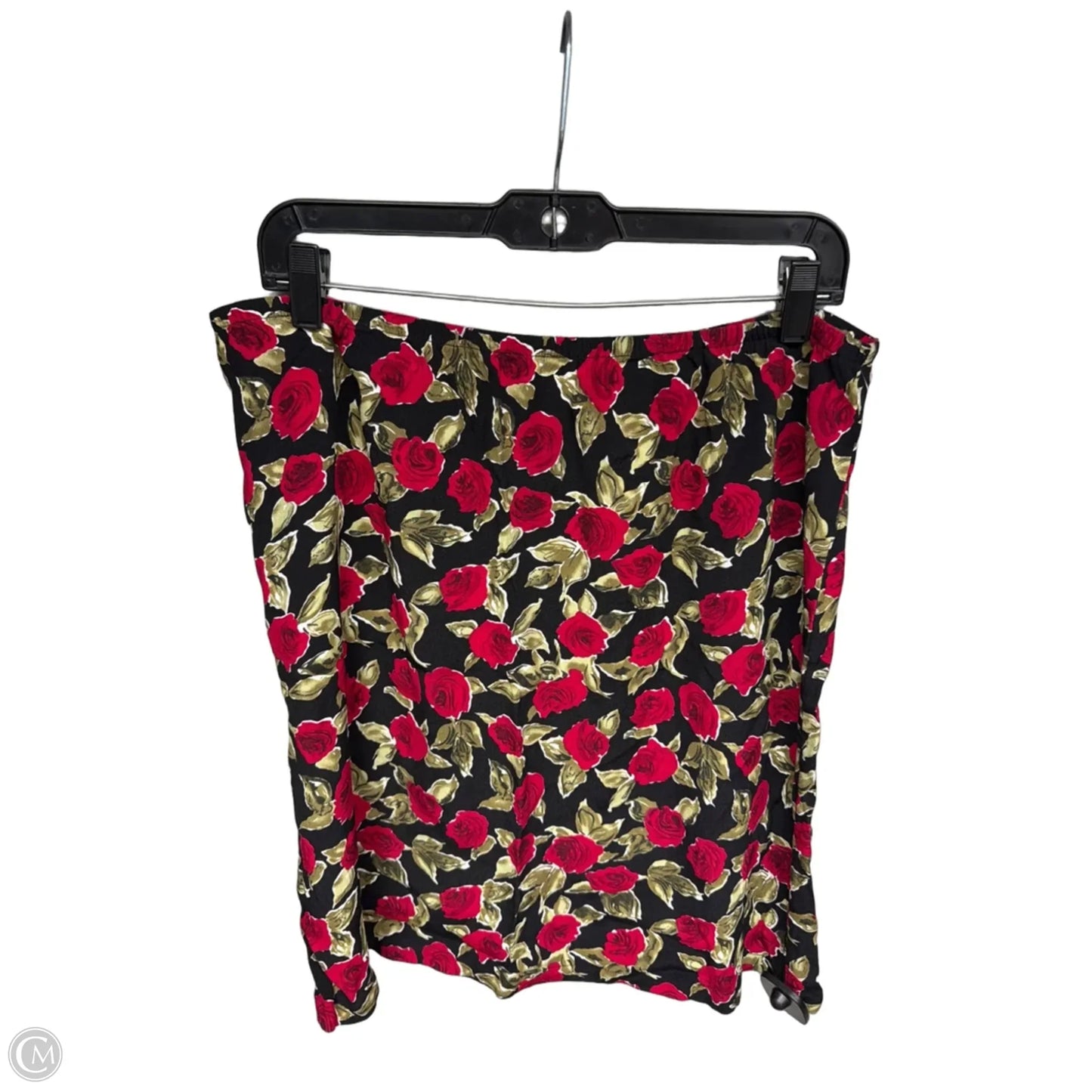Skirt Mini & Short By Style And Company In Black & Red, Size: 16