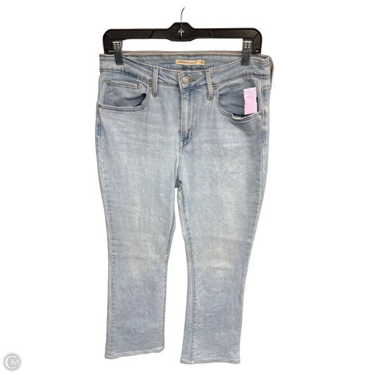 Jeans Boot Cut By Levis In Blue Denim, Size: 12