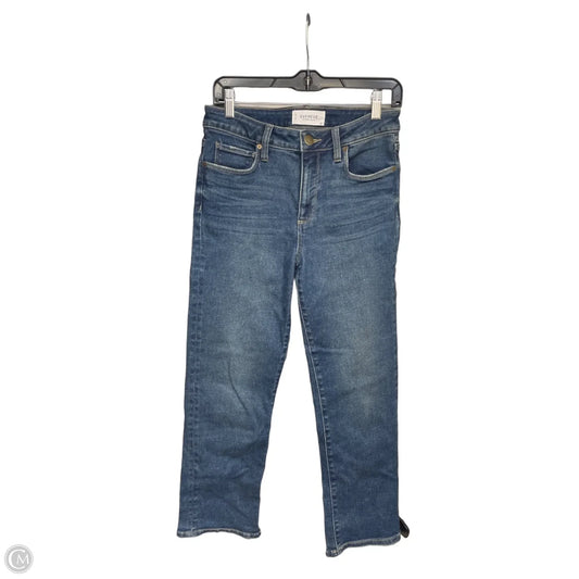 Jeans Straight By Evereve In Blue Denim, Size: 2