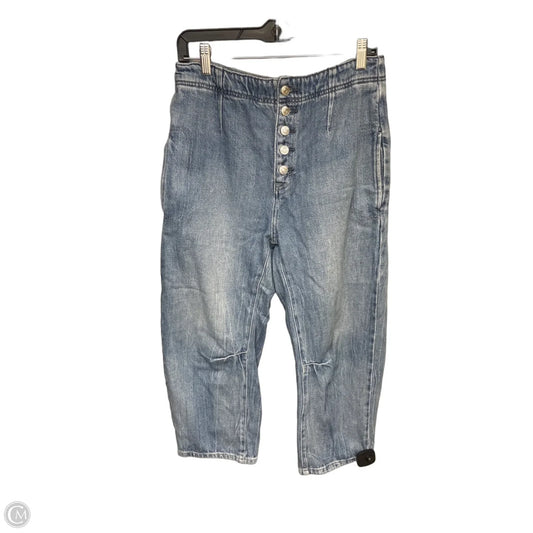 Jeans Wide Leg By We The Free In Blue Denim, Size: 6