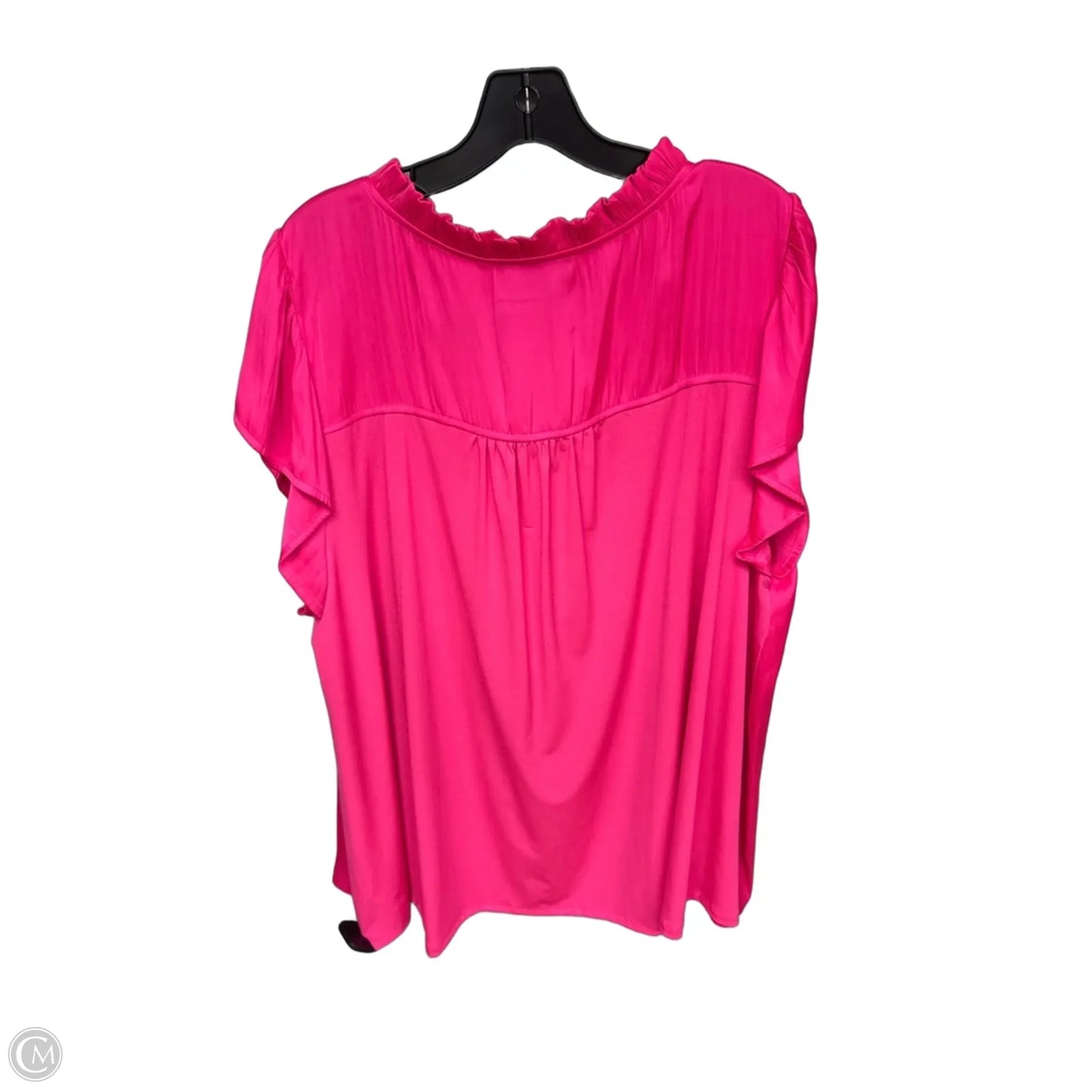 Top Short Sleeve By Lane Bryant In Pink, Size: 4x