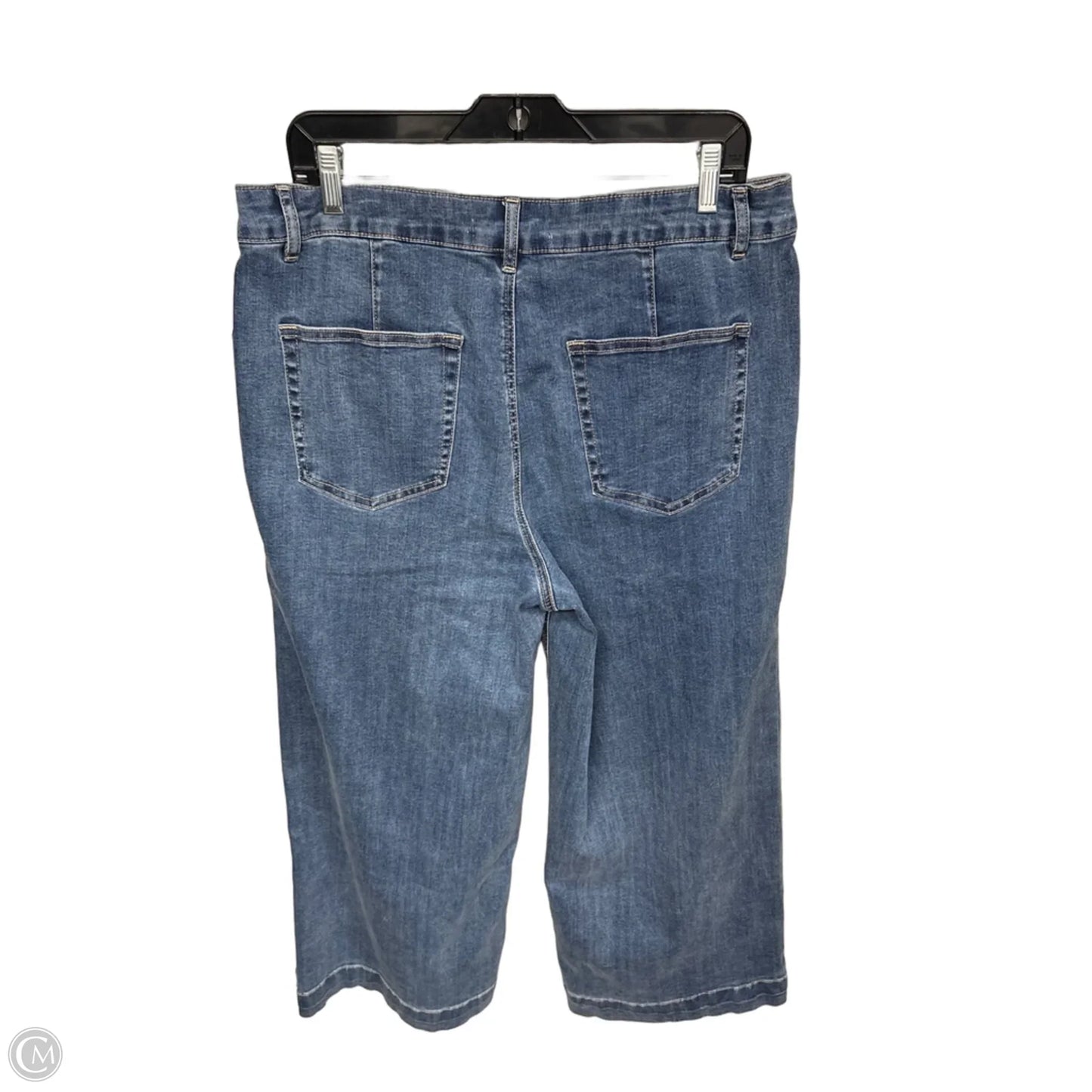 Jeans Wide Leg By Charlie B In Blue Denim, Size: 14