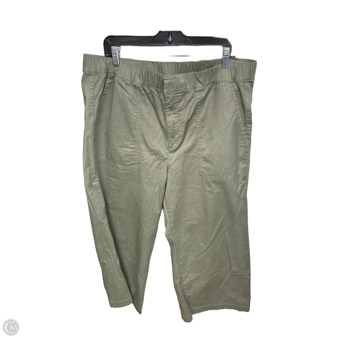 Pants Wide Leg By Gap In Green, Size: Xl