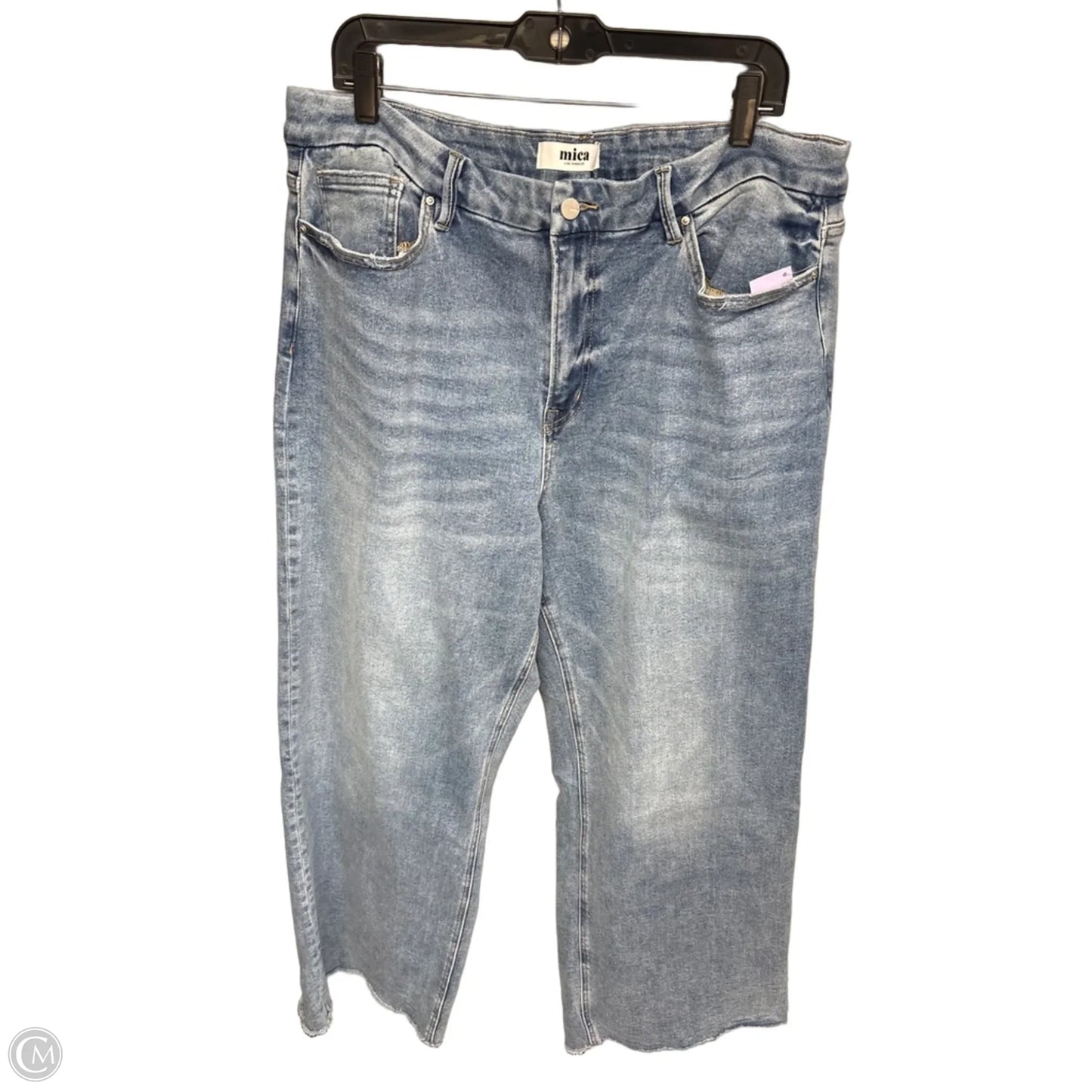 Jeans Wide Leg By Clothes Mentor In Blue Denim, Size: 18