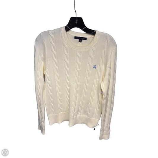 Sweater By Brooks Brothers In Yellow, Size: M