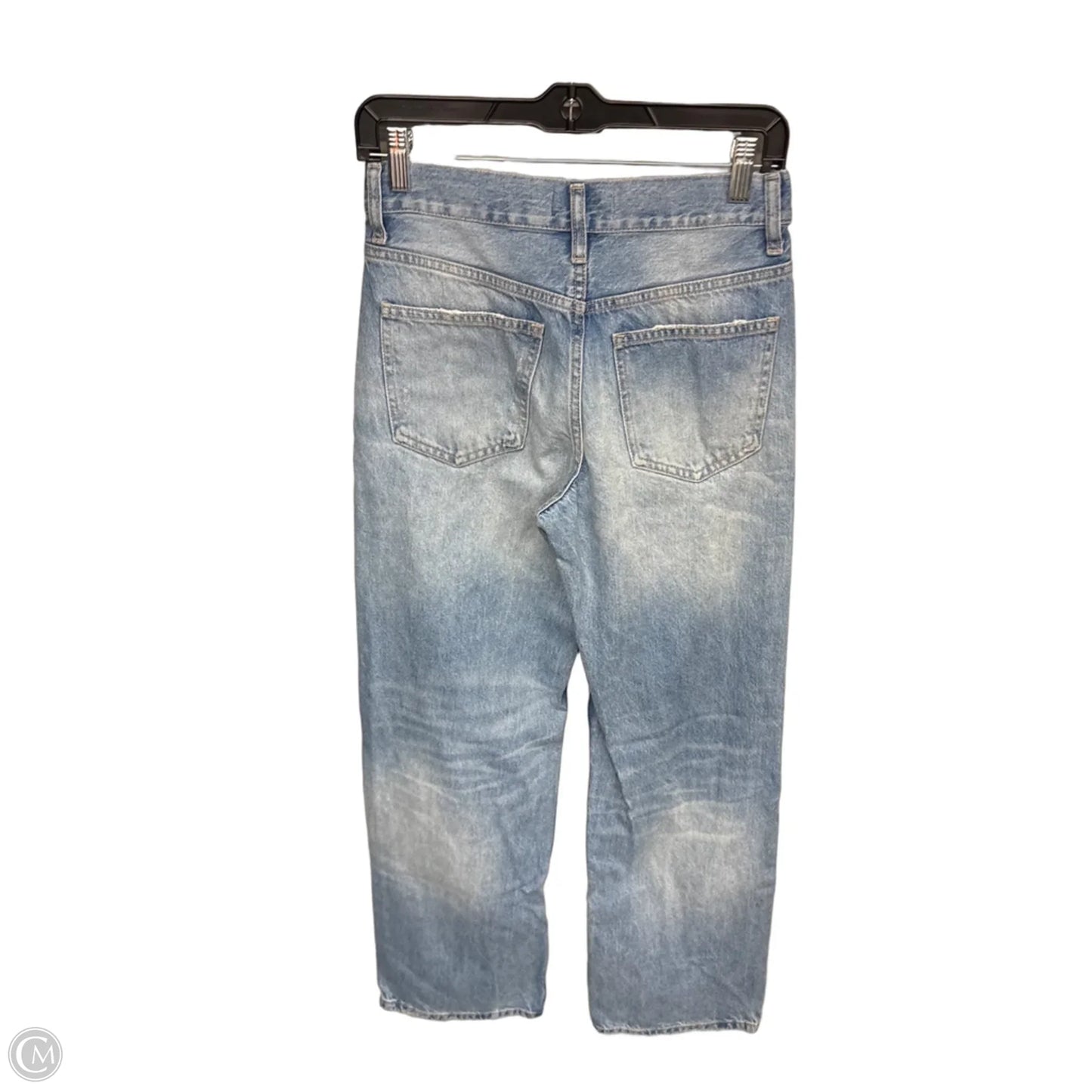 Jeans Wide Leg By Zara In Blue Denim, Size: 0