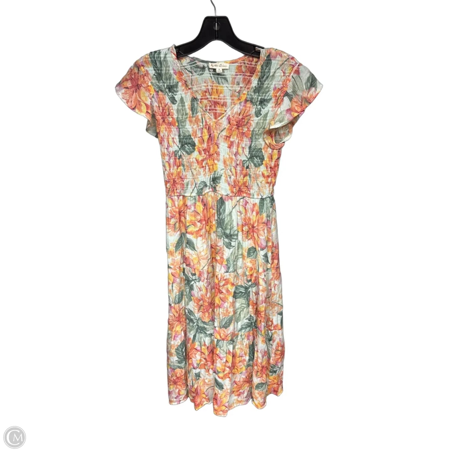 Dress Casual Maxi By By The River In Floral Print, Size: M