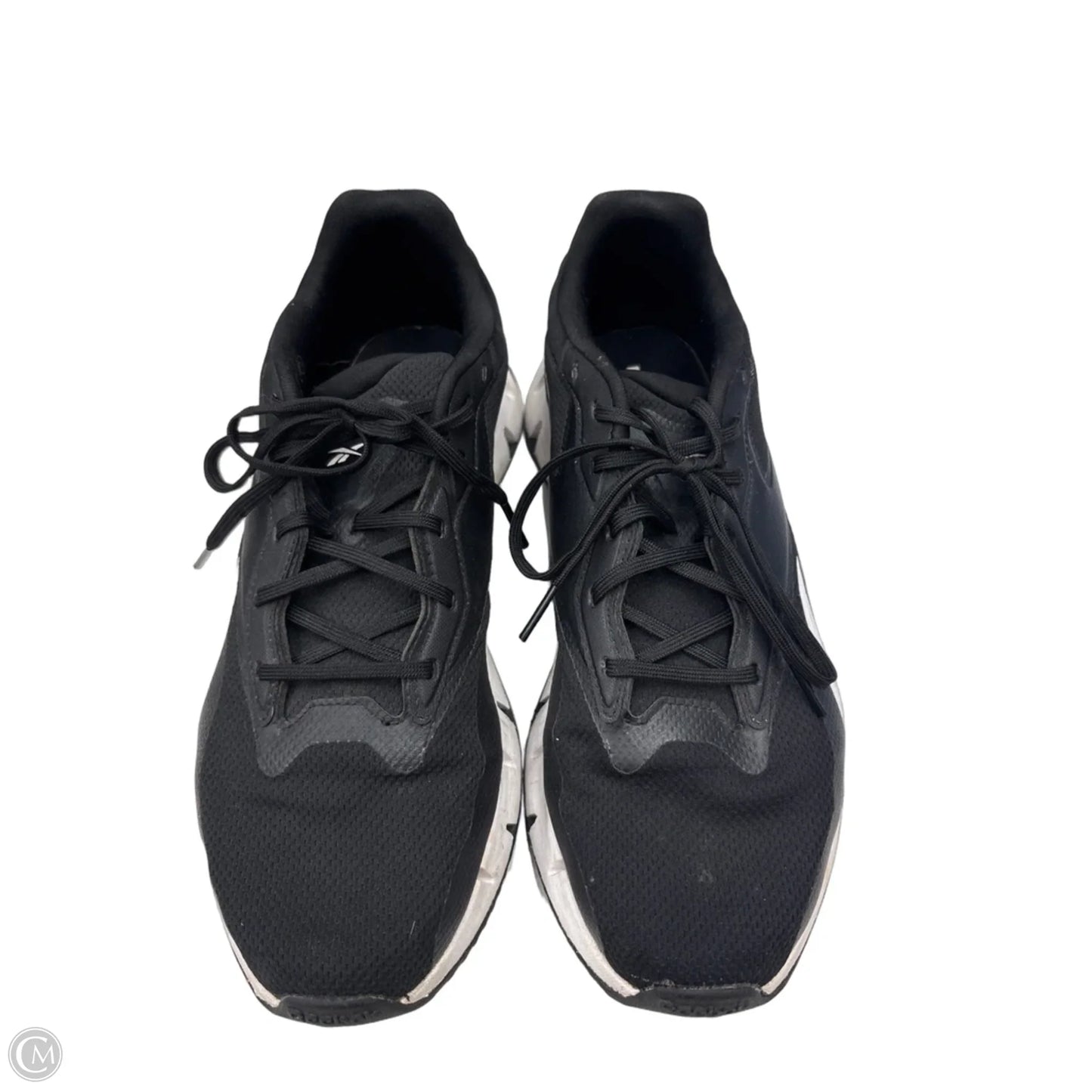 Shoes Athletic By Reebok In Black & White, Size: 8.5