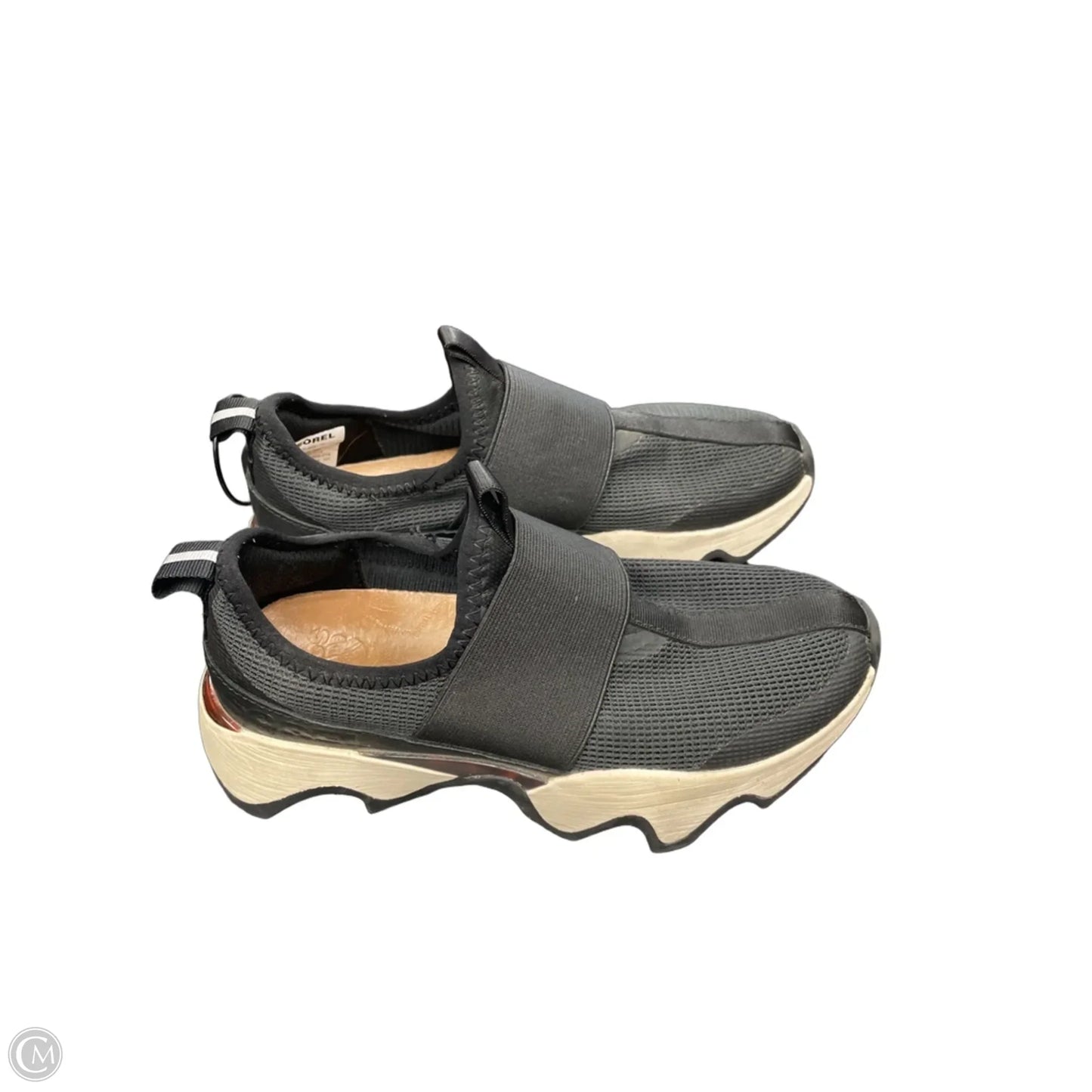 Shoes Athletic By Sorel In Black & White, Size: 5