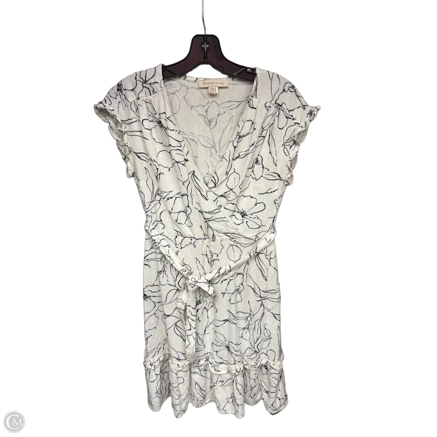 Dress Casual Short By Monteau In Black & White, Size: S