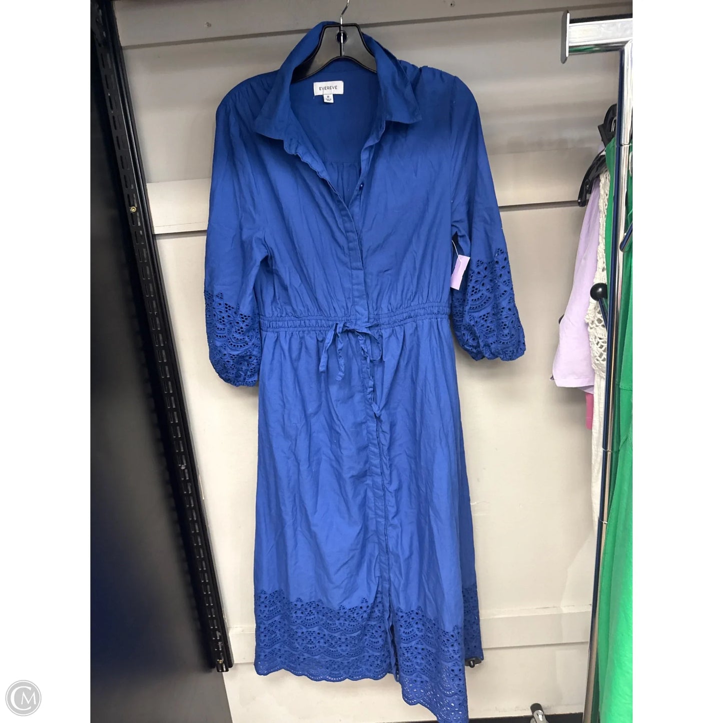 Dress Casual Maxi By Evereve In Blue, Size: M