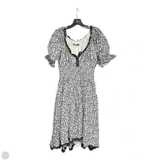 Dress Casual Midi By Clothes Mentor In Floral Print, Size: L