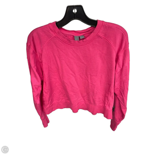 Sweatshirt Crewneck By Sweaty Betty In Pink, Size: 8