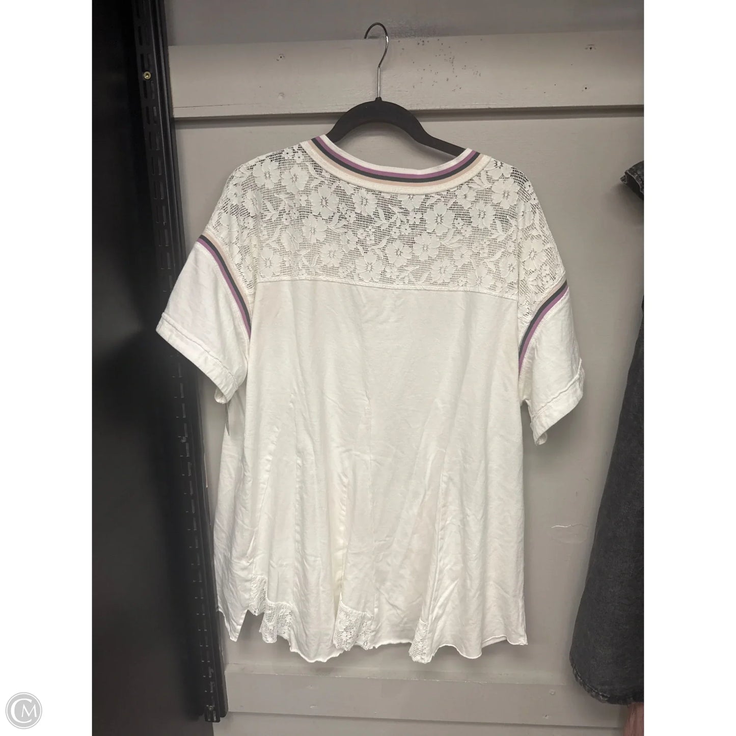 Top Short Sleeve By Free People In White, Size: M
