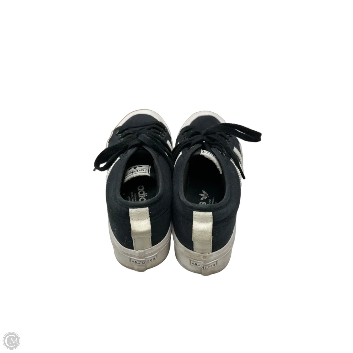 Shoes Sneakers By Adidas In Black & White, Size: 8