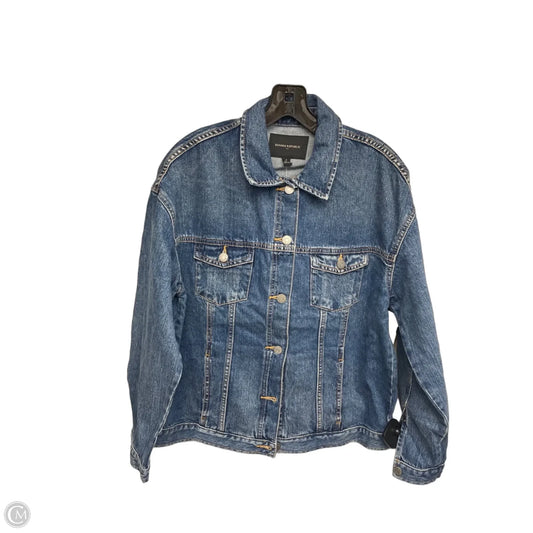 Jacket Denim By Banana Republic In Blue Denim, Size: S