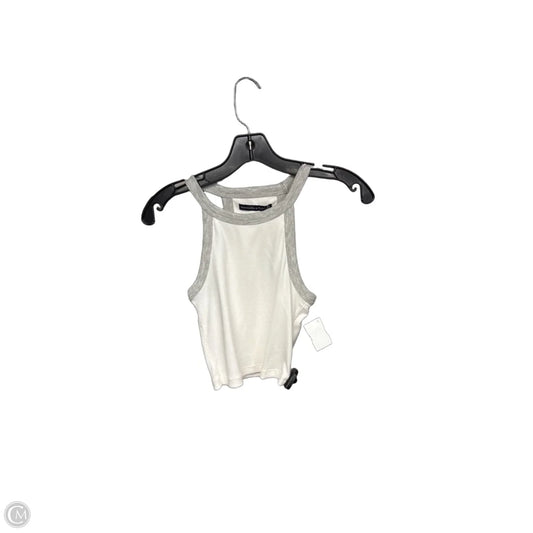 Tank Top By Abercrombie And Fitch In Grey & White, Size: Xs