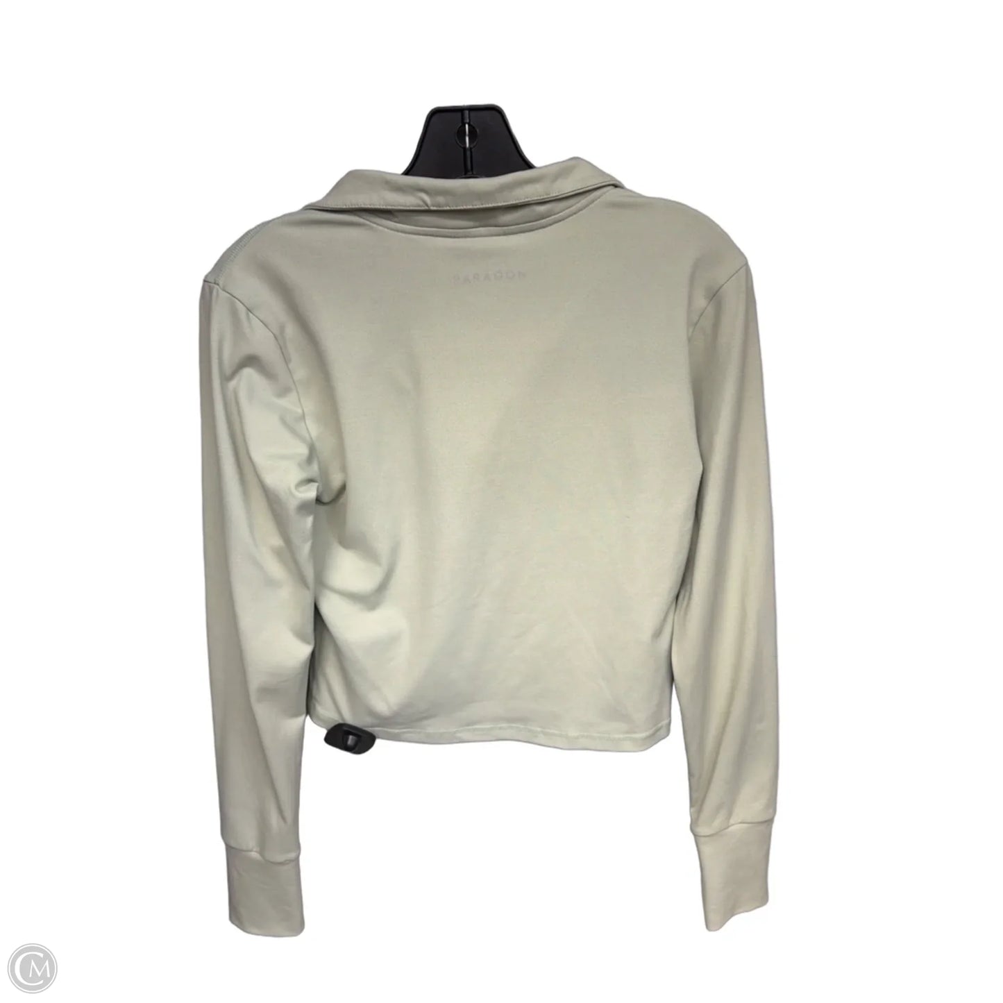 Athletic Top Long Sleeve Collar By Clothes Mentor In Green, Size: L