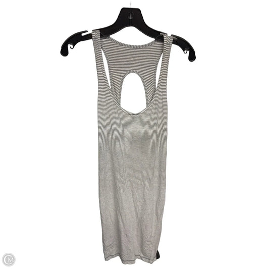Athletic Dress By Lululemon In Grey & White, Size: S